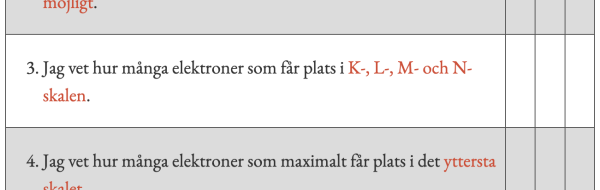 Vad kan du om Periodiska systemet?