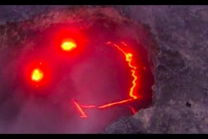 Den leende vulkanen på Hawaii