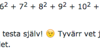 Avd. f. matematiska muntrationer del 100
