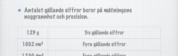Vad gäller om gällande siffror?