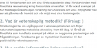 Planering av forskningsmetodik-kursen p2 2011-2012