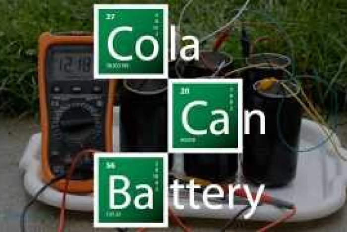 Gör ett batteri med hjälp av en burk cola och ett kopparmynt