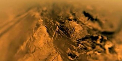 Hur det såg ut när Huygens-sonden landade på Titan