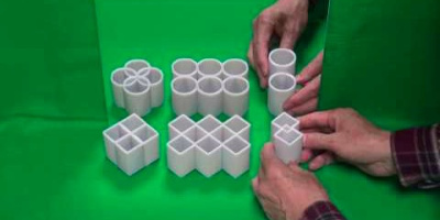 Illusionen med den runda/fyrkantiga cylindern