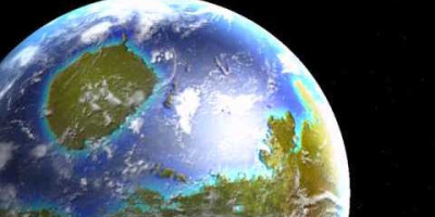 Hur planeten Mars skulle se ut med vatten