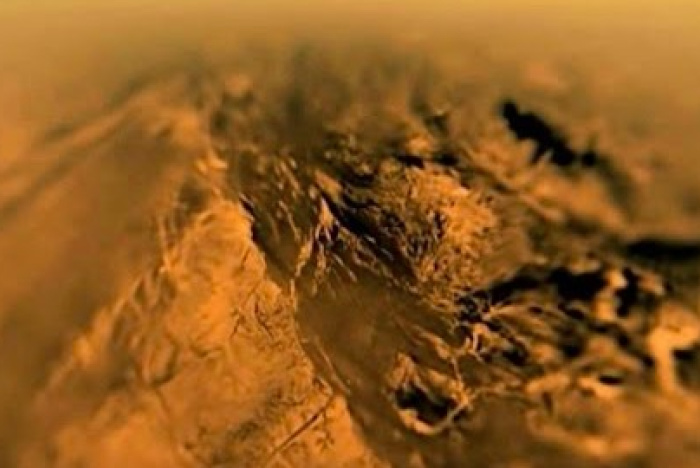 Hur det såg ut när Huygens-sonden landade på Titan