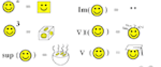 Smileys för matematiker 😉