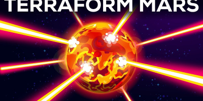 Att terraformera Mars med hjälp av laser
