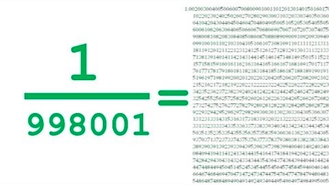 Den märkliga divisionen 1/998001