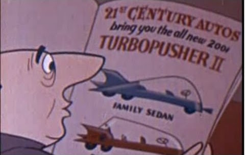 Hur framtidens bilar såg ut på 1950-talet