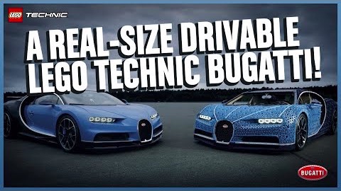 Den fantastiska lego-modellen av Bugatti Chiron – i skala 1:1