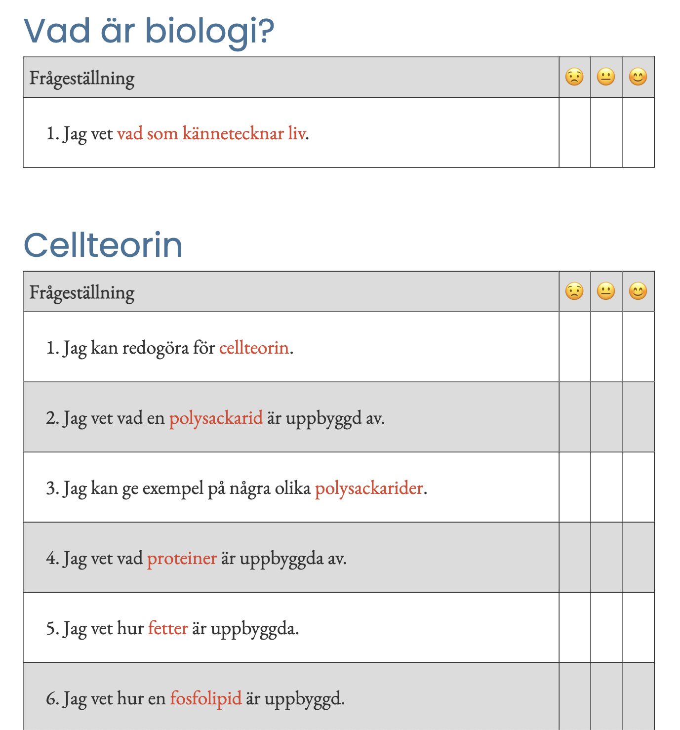 Vad kan du om …?