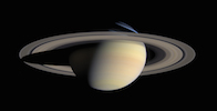 Saturn from Cassini Orbiter 2004-10-06