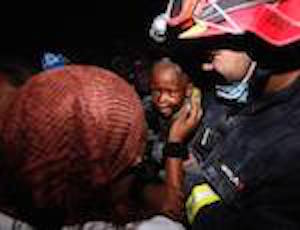 Jordbävning i Haiti.