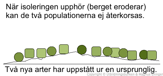Den geografiska isoleringen upphör