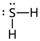 elektronformeln for divatesulfid