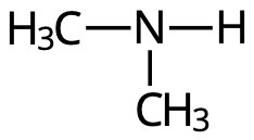 Dimetylamin.