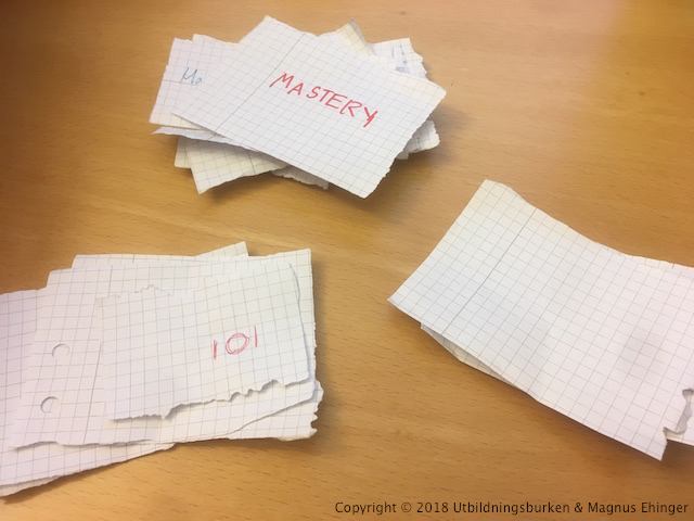 Resultatet av omröstningen: Flipped 101 eller Flipped mastery?